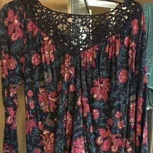 Lucky Brand sz 1X blouse